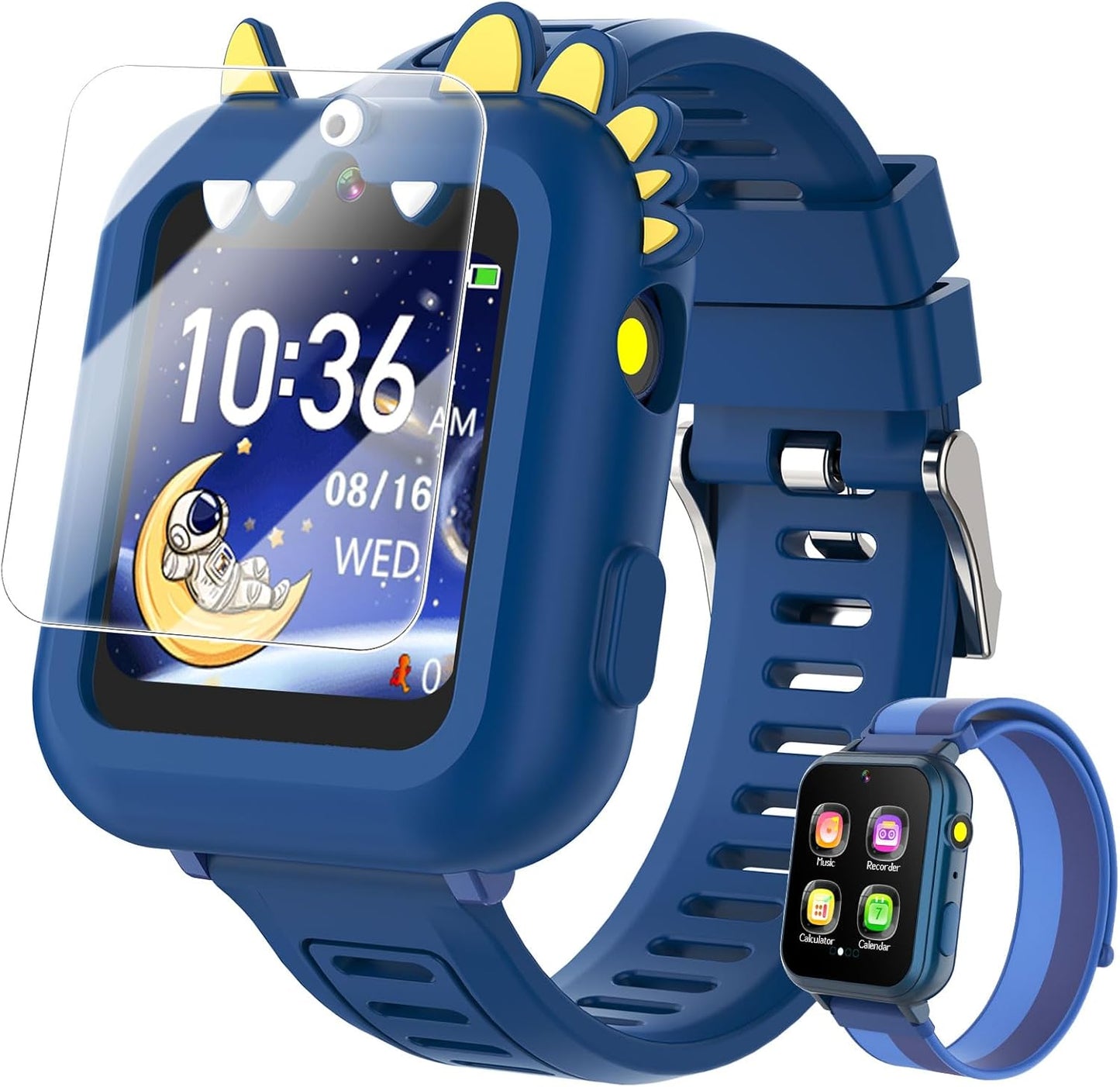 Smart Watch for Kids with 39 Games Touchscreen Camera Video, Music Player, Pedometer, Calculator, Calendar, Stopwatch, Flashlight, Alarm Clock 12/24 hr, Birthday Gifts Toys for Girls Ages 3-12