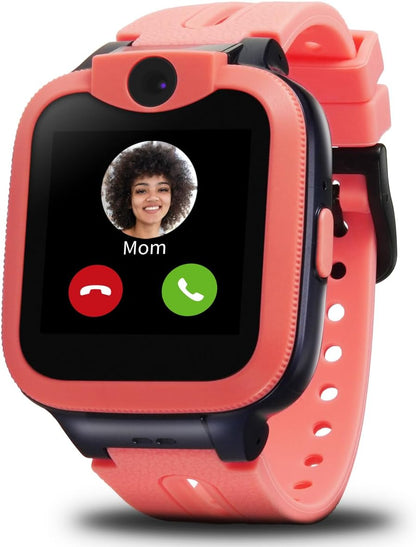 Easyfone Trackino KW2 4G Kids Smart Watch Phone | Watch Phone for Kids | Parental Controls | Calls, Chat Messages, GPS Tracker, Activity, School Lock | SOS Button | SIM Card Included (Rose Pink)