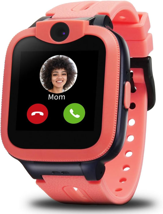 Easyfone Trackino KW2 4G Kids Smart Watch Phone | Watch Phone for Kids | Parental Controls | Calls, Chat Messages, GPS Tracker, Activity, School Lock | SOS Button | SIM Card Included (Rose Pink)