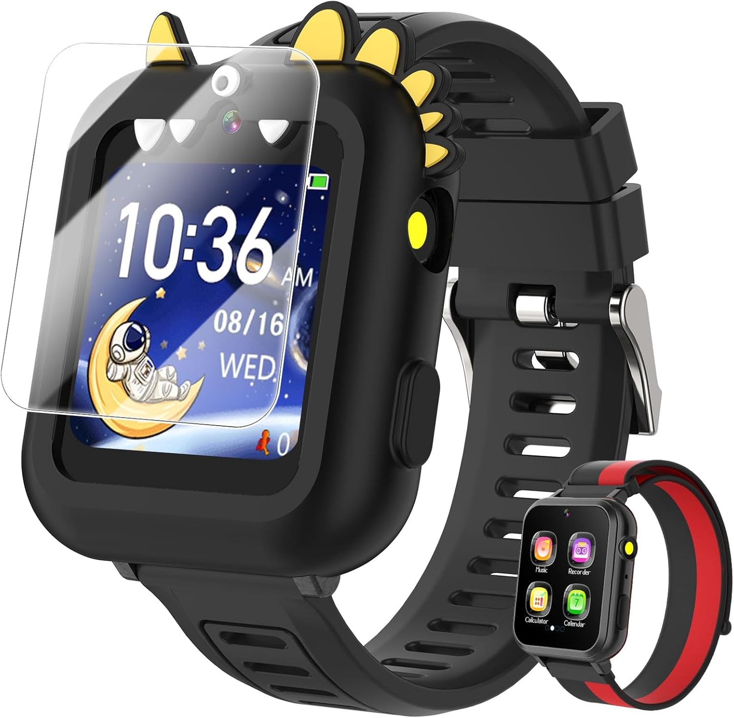 Smart Watch for Kids with 39 Games Touchscreen Camera Video, Music Player, Pedometer, Calculator, Calendar, Stopwatch, Flashlight, Alarm Clock 12/24 hr, Birthday Gifts Toys for Girls Ages 3-12