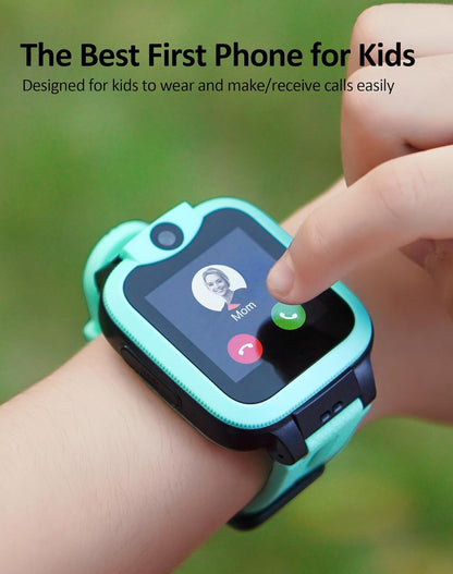 Easyfone Trackino KW2 4G Kids Smart Watch Phone | Watch Phone for Kids | Parental Controls | Calls, Chat Messages, GPS Tracker, Activity, School Lock | SOS Button | SIM Card Included (Rose Pink)