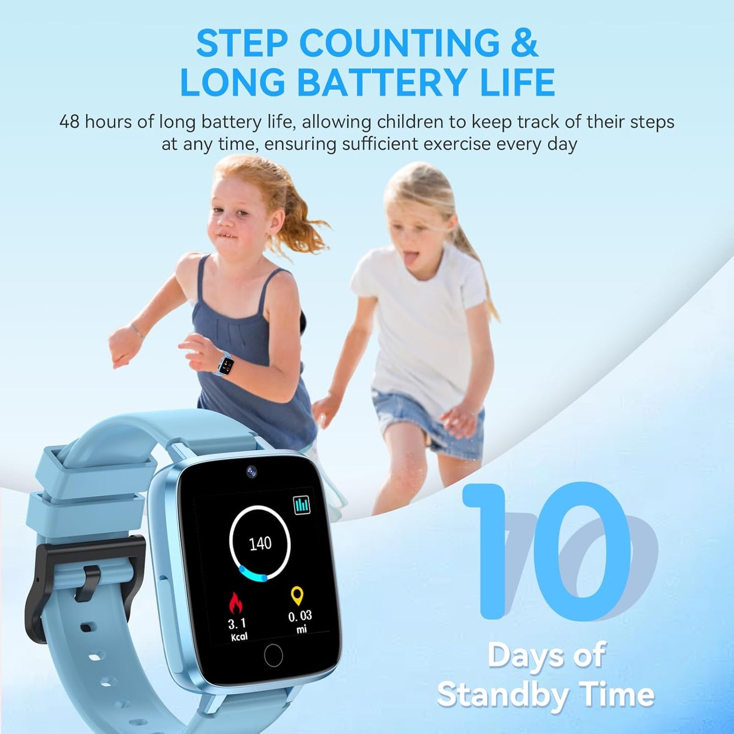 Kids Smart Watch for Girls Boys Ages 4-12, HD Touchscreen Watches, Smartwatch for Kids with 26 Games Camera Video Recorder, Birthday Toys with Music, IP67 Waterproof Pedometer, Flashlight, Alarm Clock